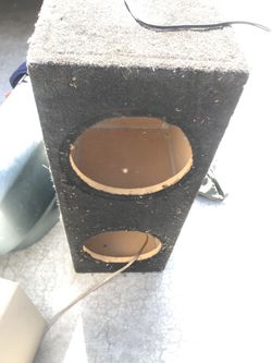 Duel 10 inch speaker box