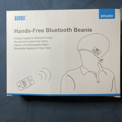 August Hands Free Bluetooth Beanie Brand New 