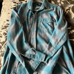 Mens Flannel Plaid Shirt 