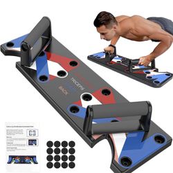 Upgraded Push Up Board, 15 in 1 Home Workout 