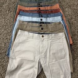 Men J crew Chino Shorts 