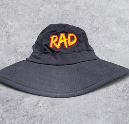 Port Authority Black Boonie Hat – RAD Embroidery – Adjustable Chin Strap