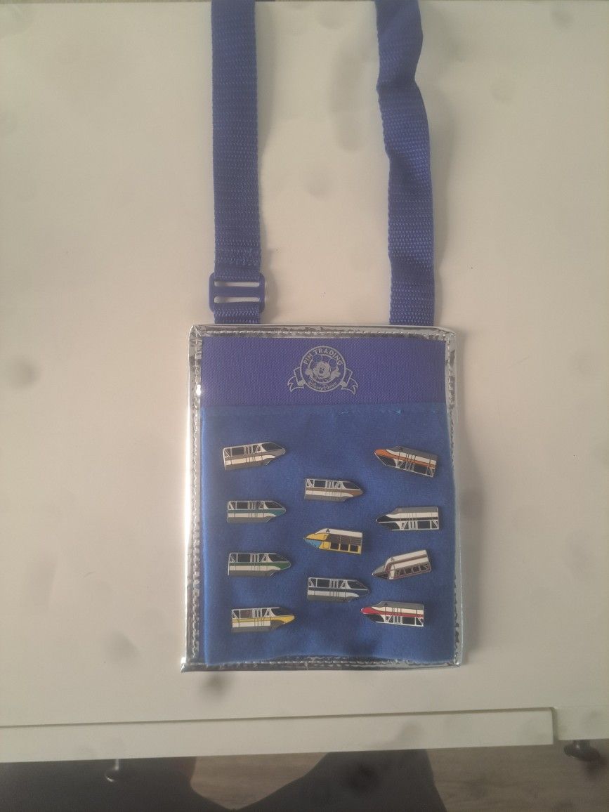 Disney Monorail Pins With A Pin Holder