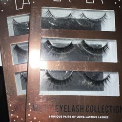 Set Of 6 Eyelashes 