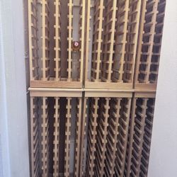 Custom Wine Rack – Holds 246 Bottles – One of a Kind!