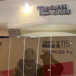 115” TCL 4K SMART TV MINI LED 