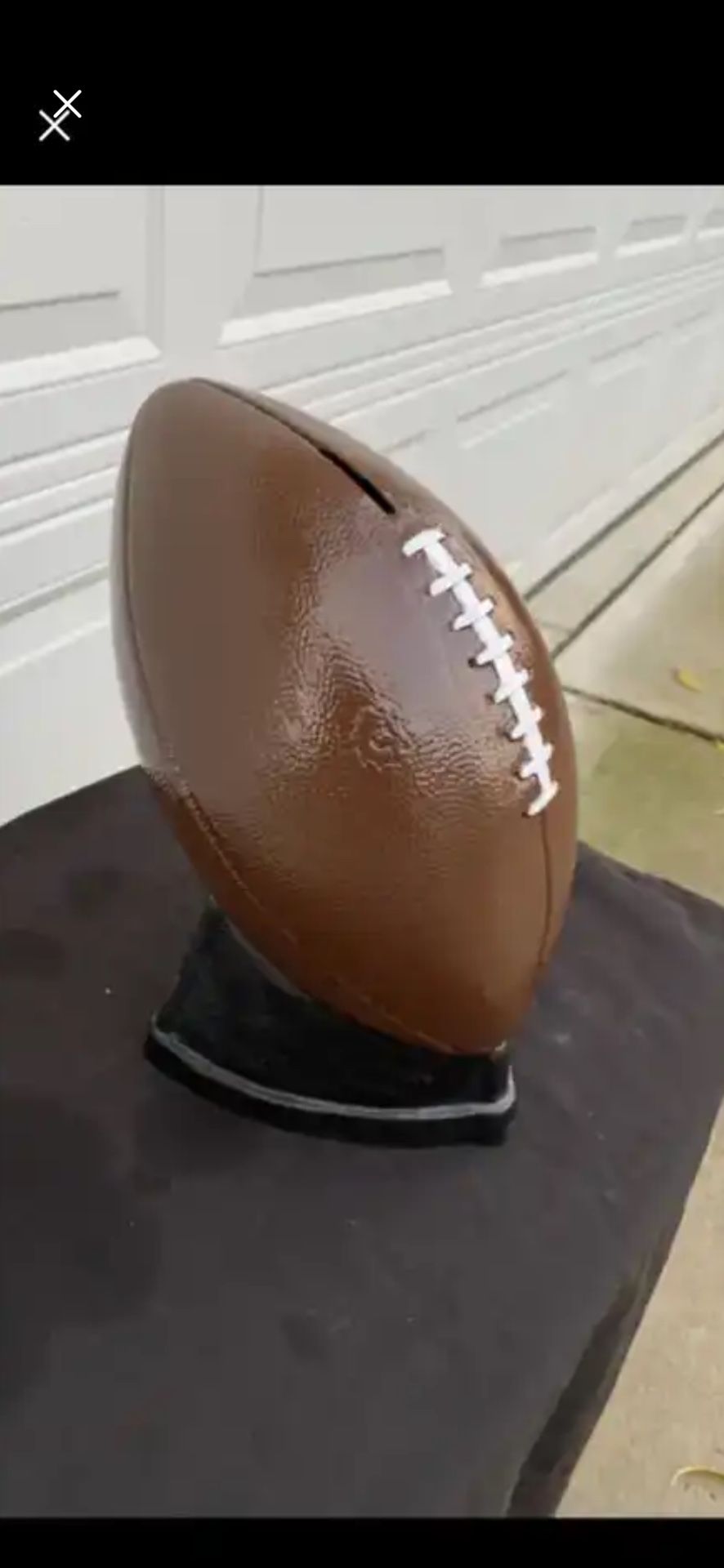 Football Coin, Bank Statue