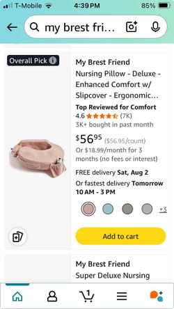 My Brest Friend Deluxe Nursing Pillow