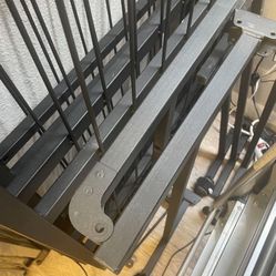 Metal Queen Bed frame (Adjustable Headboard) & Splits Into Two Twin