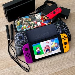 Nintendo Switch Handheld Console HAC-001 with Accessories
