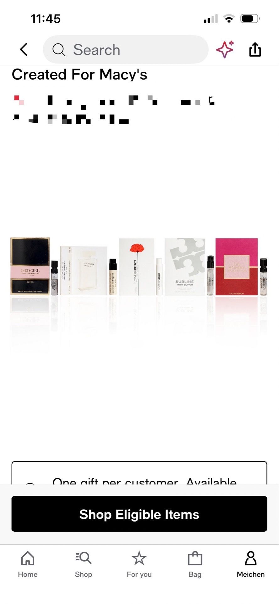 Lot of 5 Parfum Samples