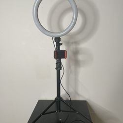 Tripod Light Ring With Cellphone Holder