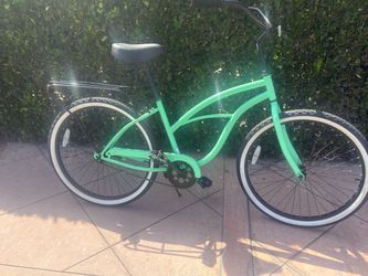Mint Green Beach Cruiser Bicycle
