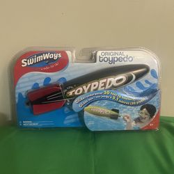 SwimWays Red Toypedo, Glides 30', 10.25" long - New