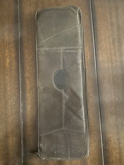 Tie Travel Case - Brown Leather