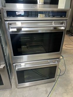Wolf double oven 30”  stainless steel