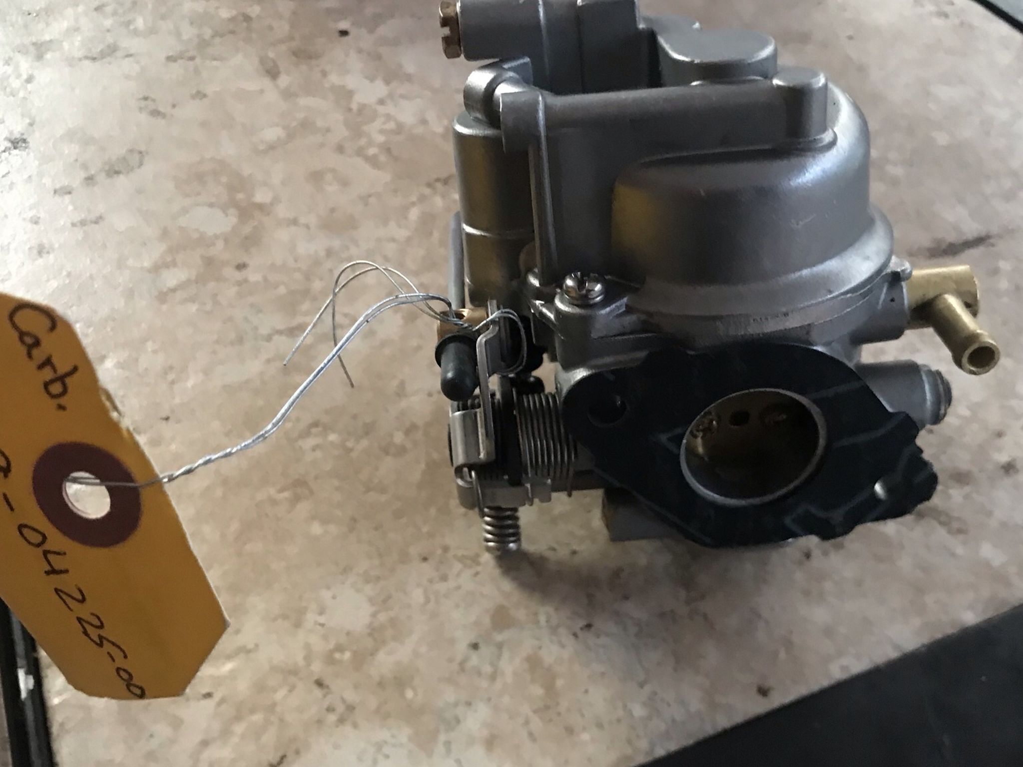 Yamaha Marine 9.9hp Outboard carburetor Model # 99999-04225-00 The carburetor will fit any 9.9hp motor from 2007-2012