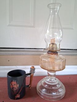 Vintage OIL LAMP - WALKING DEAD - LUCILLE  - COFFEE  MUG
