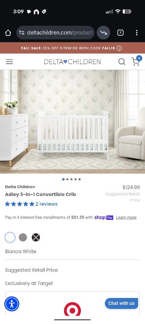 Delta Children Convertible Crib