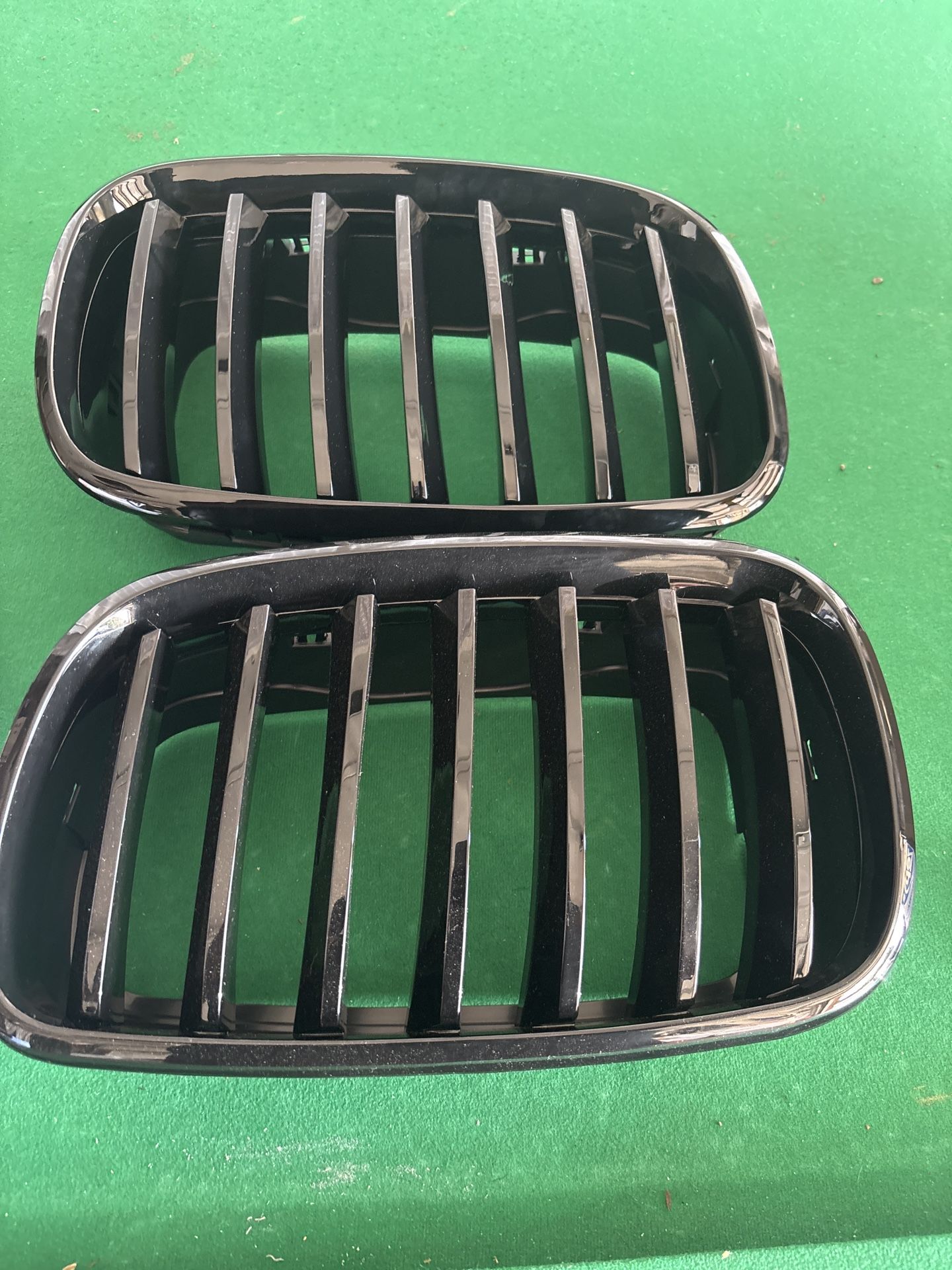 BMW Gloss Black Double Slat Kidney Grilles