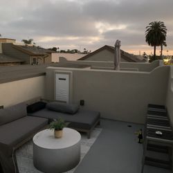 4 - Designer Outdoor Table Stool Chairs - High Top