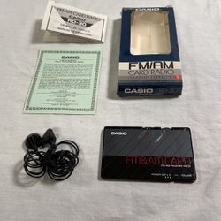 Casio FM/AM Receiver RD-30 Made in Japan (1982)