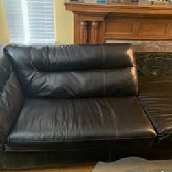 Leather Couch Set