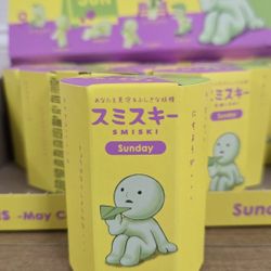 For Sale:
Brand New Still Sealed in Box Smiski Sunday Series