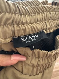 Milano Di Rouge Khaki Pants Size Large