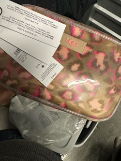 UGG pink cheetah bag