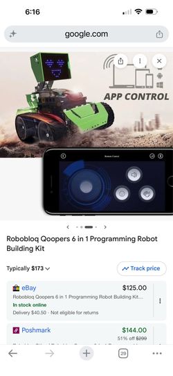 Robobloq Qoopers 6-in-1 Programming Robot Building Kit
