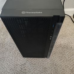 Thermaltake Versa H18 Tempered Glass Black Spcc Micro ATX Gaming Computer Case CA-1J4-00S1WN-01