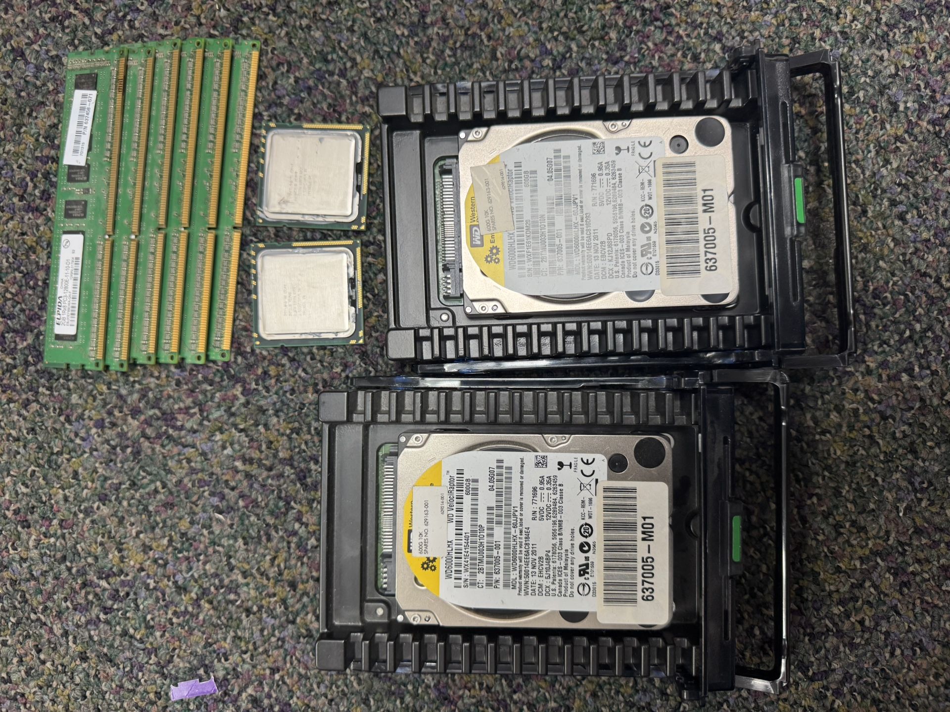 Computer Parts Ddr3 Ram Intel Xeon E5540 Processor Graphics Card