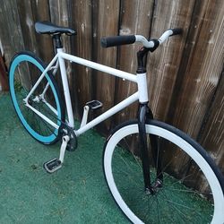 White fixie 54cm