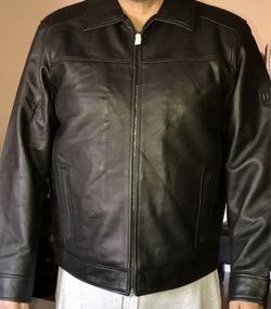 New With Tags Disney Genuine Black Leather Jacket