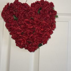 Valentine Red Roses And Gems