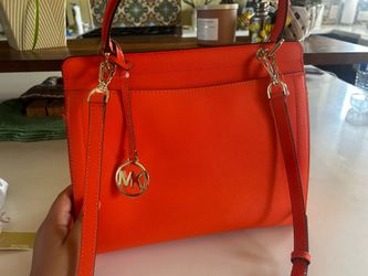 Michael Kors Orange/Clementine Purse.