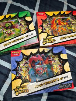 Pokemon Ascended Heroes 3 pack bundle