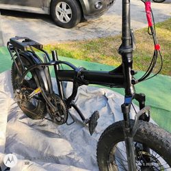 Rattan Ebike Frame And Motor. ( Parts) Doesn't Run. 