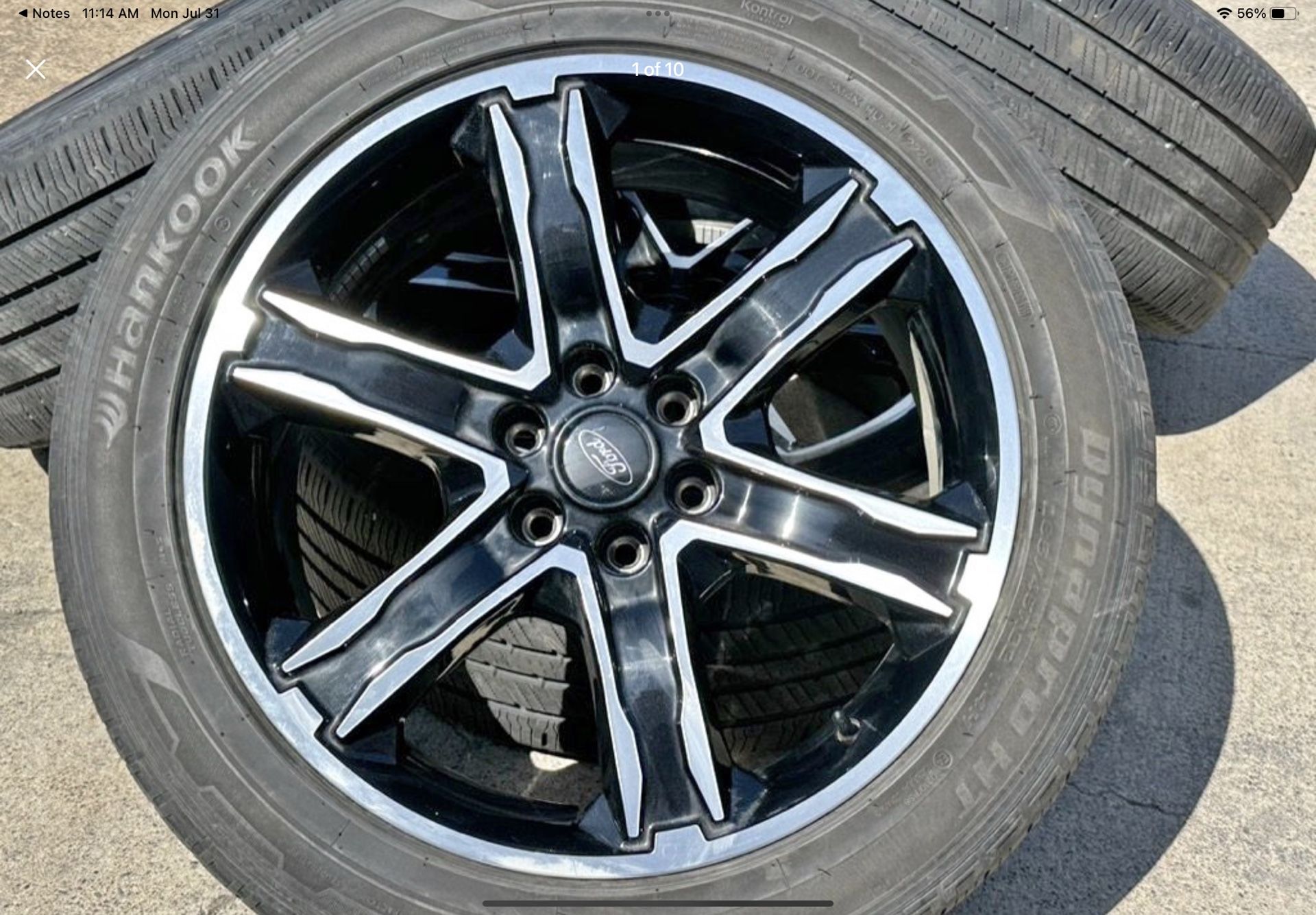 22" OEM Ford Expedition Wheels F150 RIms Hankook 285/45/22