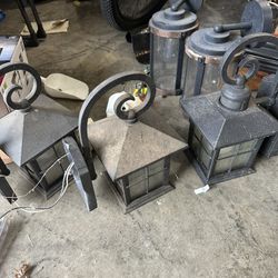 Outside Wall Lantern Lights