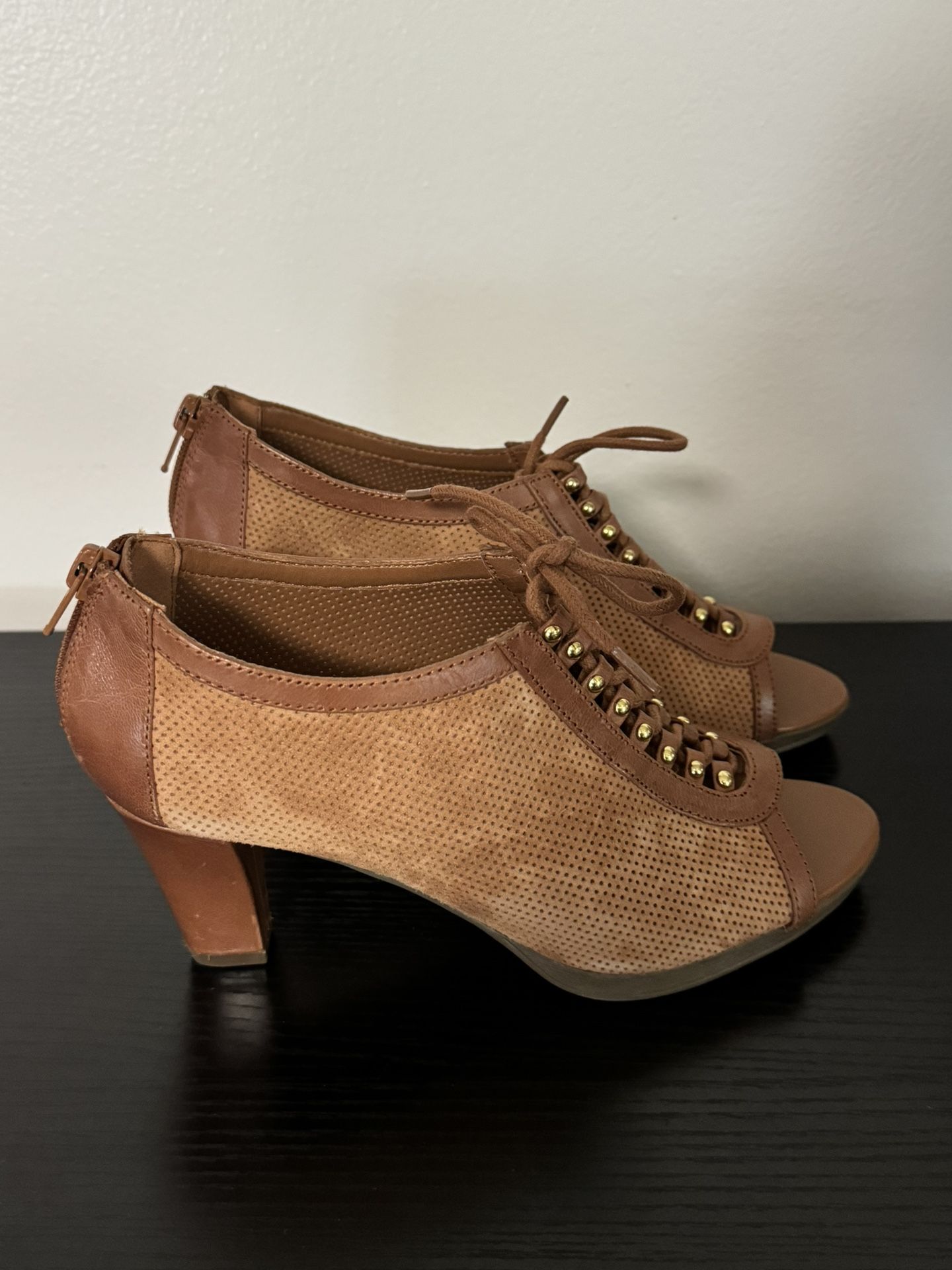 NEW BELLA-VITA OPEN TOE ANKLE BOOT/ BOOTIES SANDAL/SHOES