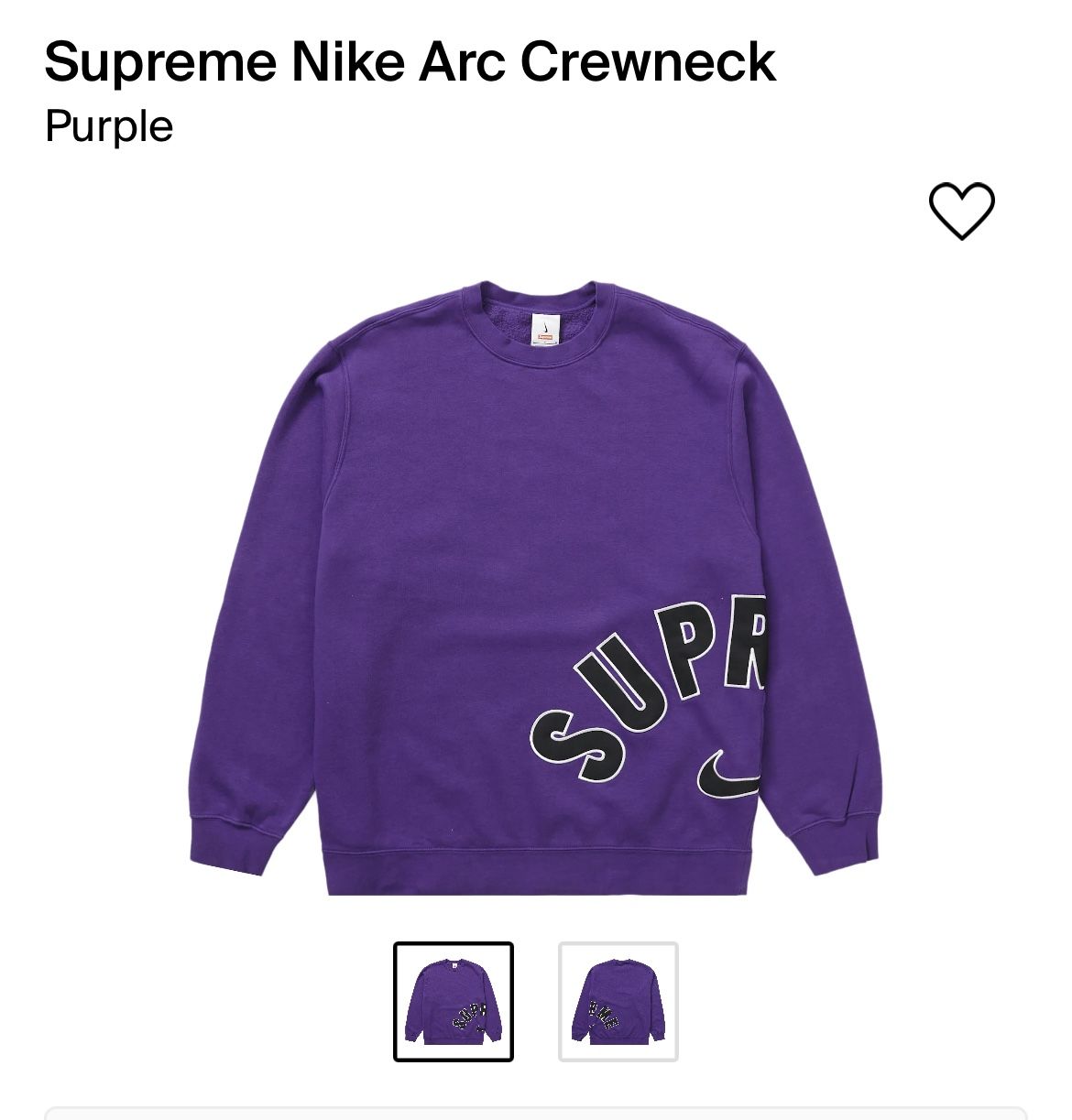 Supreme Crewneck