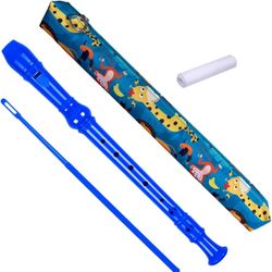 BRAND NEW 8 Hole German Recorder Descant Soprano Recorder with Recorder Case Bag Cleaning Stick for Kids & Beginner