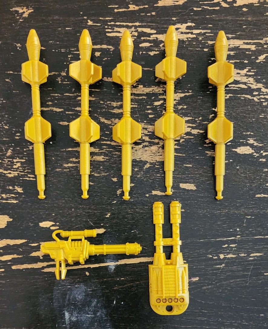 G.I. Joe Destros Dominator Missiles and Guns
