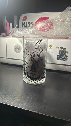 Halloween Ghost Pumpkin Drinking Glass