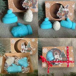 ✨ Handmade Soap Gift Set — “Winter Berries”