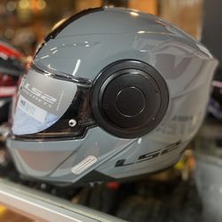 New Grey Ls2 Dot Motorcycle Helmet $170