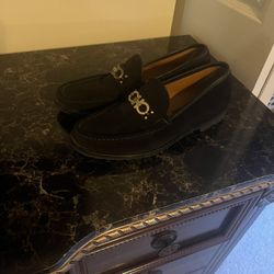 Salvatore Ferragamo Suede Loafers