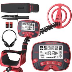 🔥Brand new🔥 Metal Detectors for Adults Waterproof, Professional Higher Accuracy Gold Detector with LCD Display, 5 Mode, Advanced DSP Chip 10" Coil, 